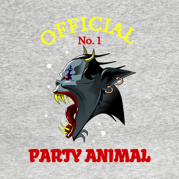 Official Party Animal Devil Satan Funny by MySistersTreasures